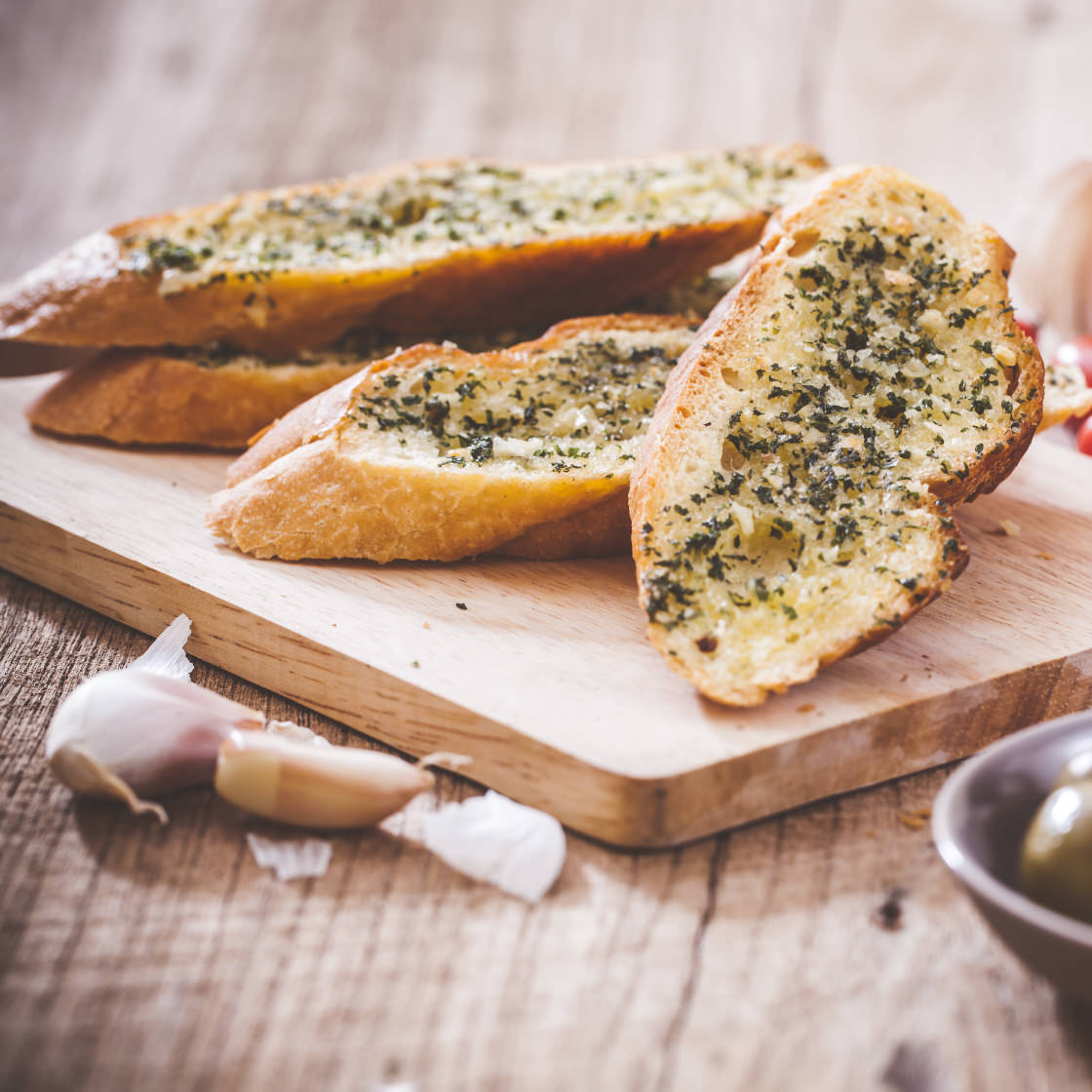 Kräuterbutter und Knoblauchbrot - Raffinessen